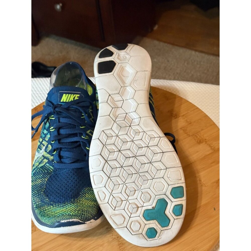 Nike Free 4.0 Flyknit Blue size 11.5 - Picture 6 of 6